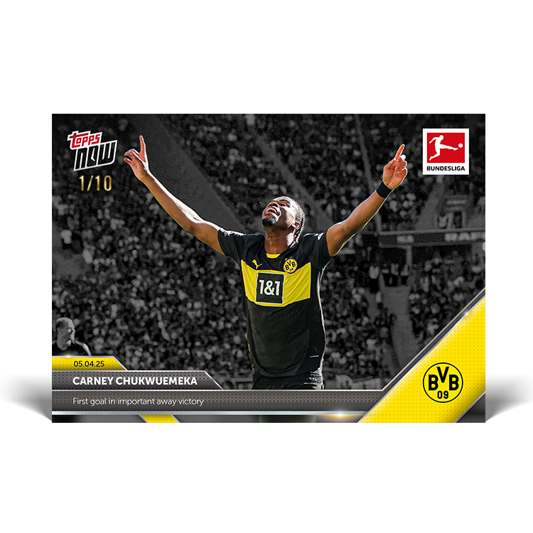 Carney Chukwuemeka - 2024-25 Bundesliga Topps NOW Card 157 - PR: 132 - Image 5