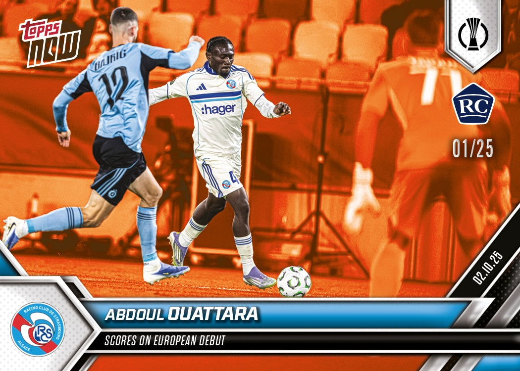 Abdoul Ouattara - 2025-26 UECL Topps NOW - Card 3 - PR: 154 - Image 5