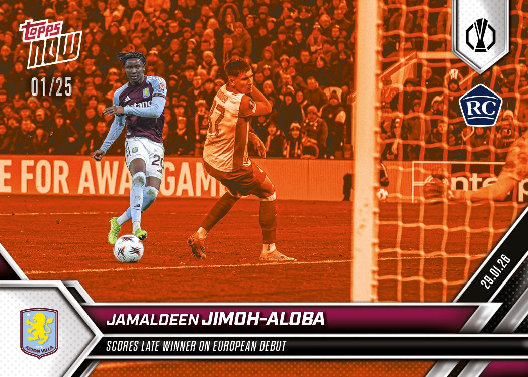 Jamaldeen Jimoh-Aloba - 2025-26 UEL Topps NOW - Card 16 - PR: 345 - Image 5