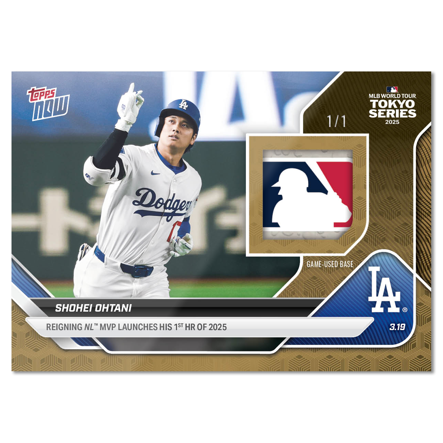 Shohei Ohtani - 2025 MLB Topps NOW - Card 5 - LOOK FOR RELICS - PR: 26,931 - Image 2