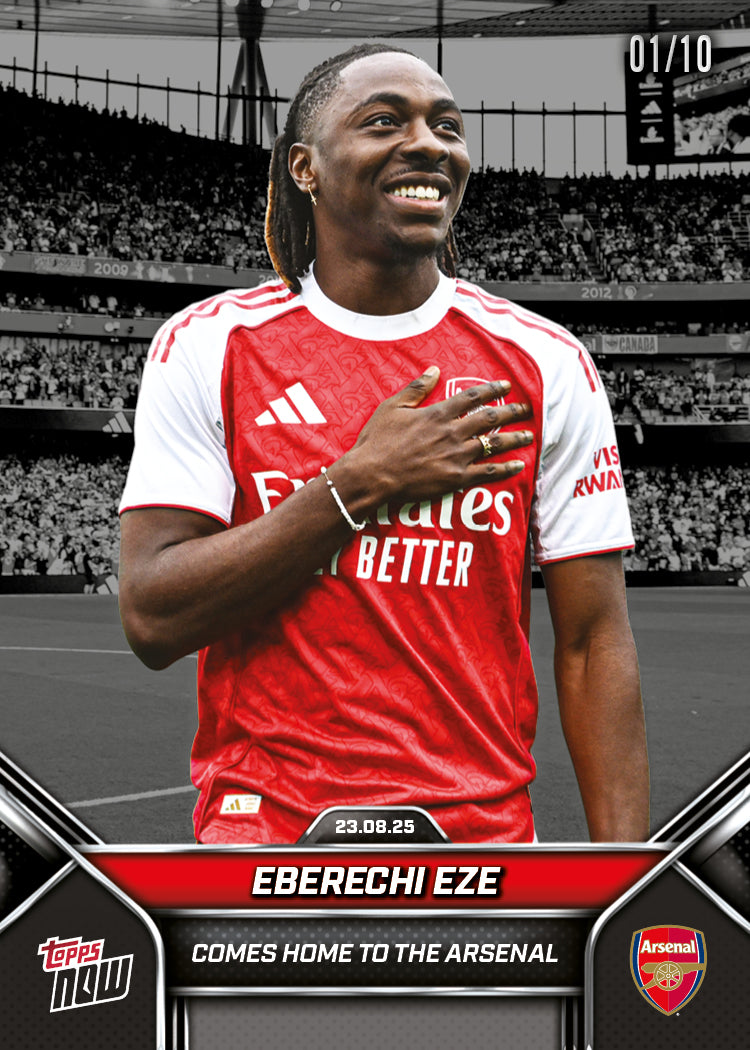 Eberechi Eze - 2025 Arsenal FC Topps NOW - Card 3 - PR: 1171 - Image 4