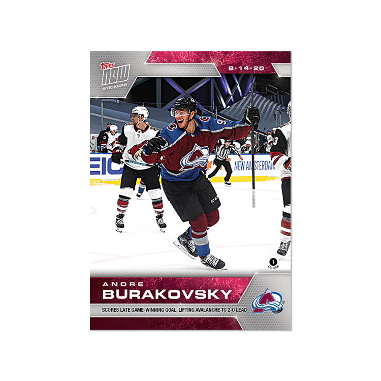 NHL TOPPS NOW 15-Sticker Pack - Stickers SCP57 - SCP71 - Print Run: 154 - Image 7