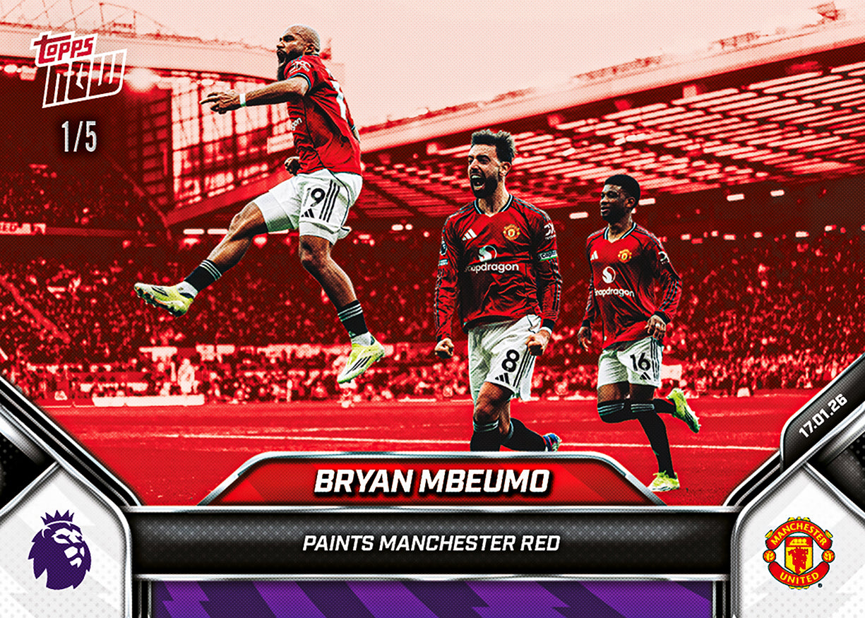 Bryan Mbeumo - 2025-26 Premier League Topps NOW - Card 108 - PR: 1554 - Image 3