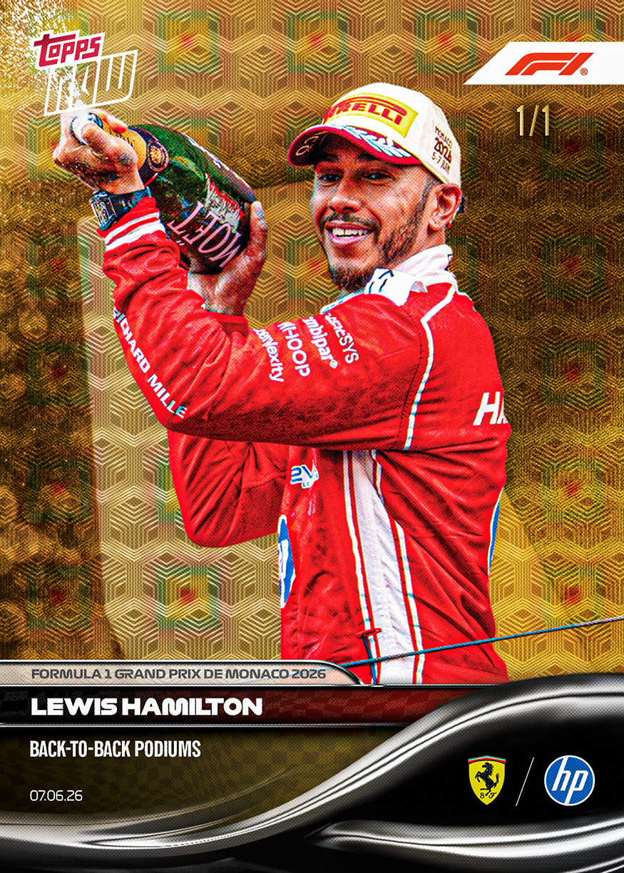 Lewis Hamilton - 2026 Formula 1 Topps NOW - Card 34 - PR: 9408 - Image 2