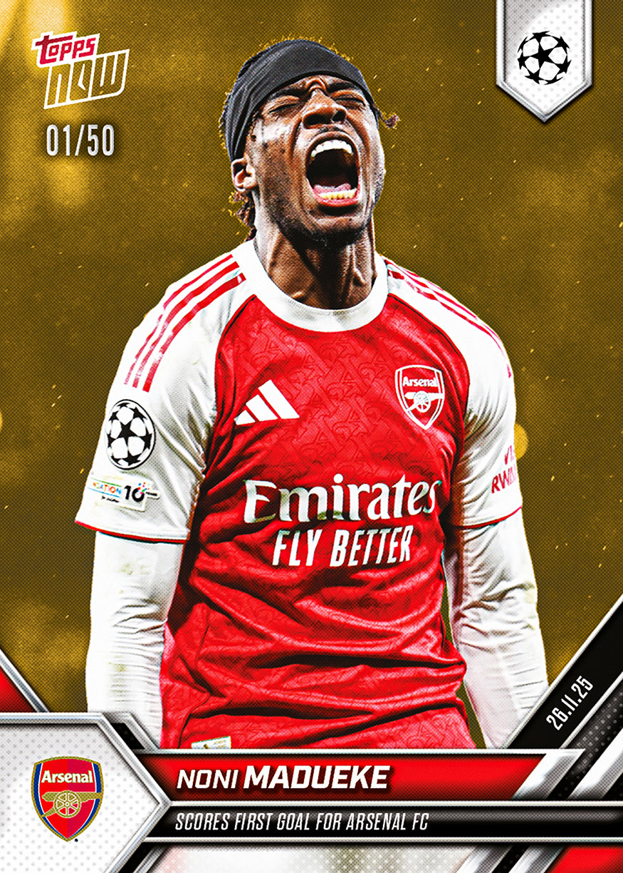 Noni Madueke - 2025-26 UCL Topps NOW - Card 60 - PR: 657 - Image 6