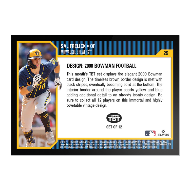 2024 Throwback Thursday Set #9 - 2000 Bowman Football - PR: 3765 - Image 3