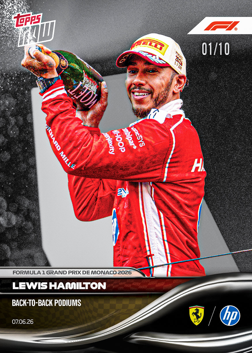 Lewis Hamilton - 2026 Formula 1 Topps NOW - Card 34 - PR: 9408 - Image 4