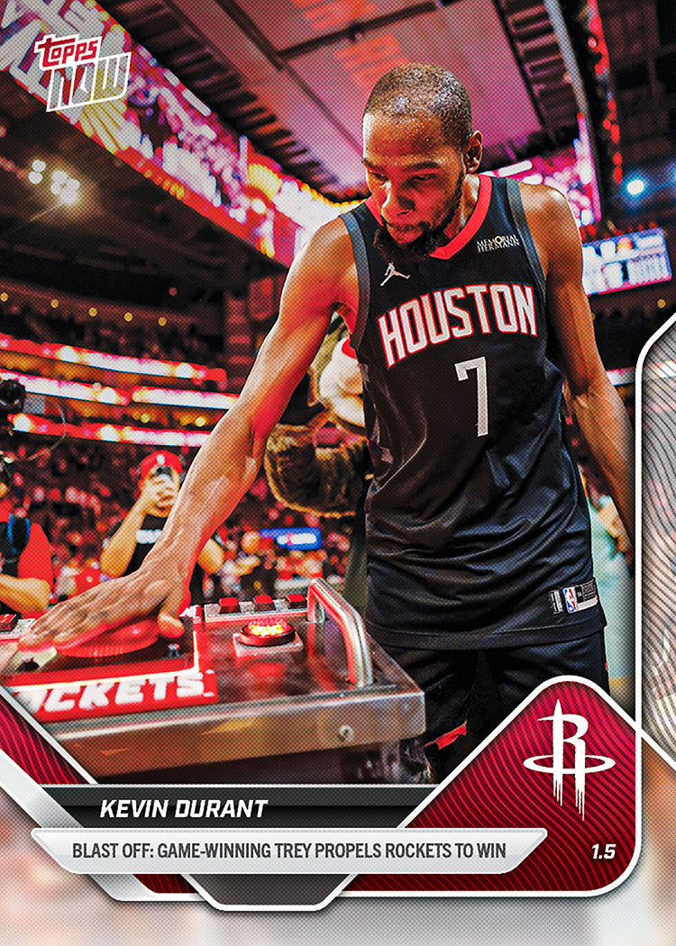 Kevin Durant - 2025-26 NBA Topps NOW - Card 115 - PR: 1456 - Image 2
