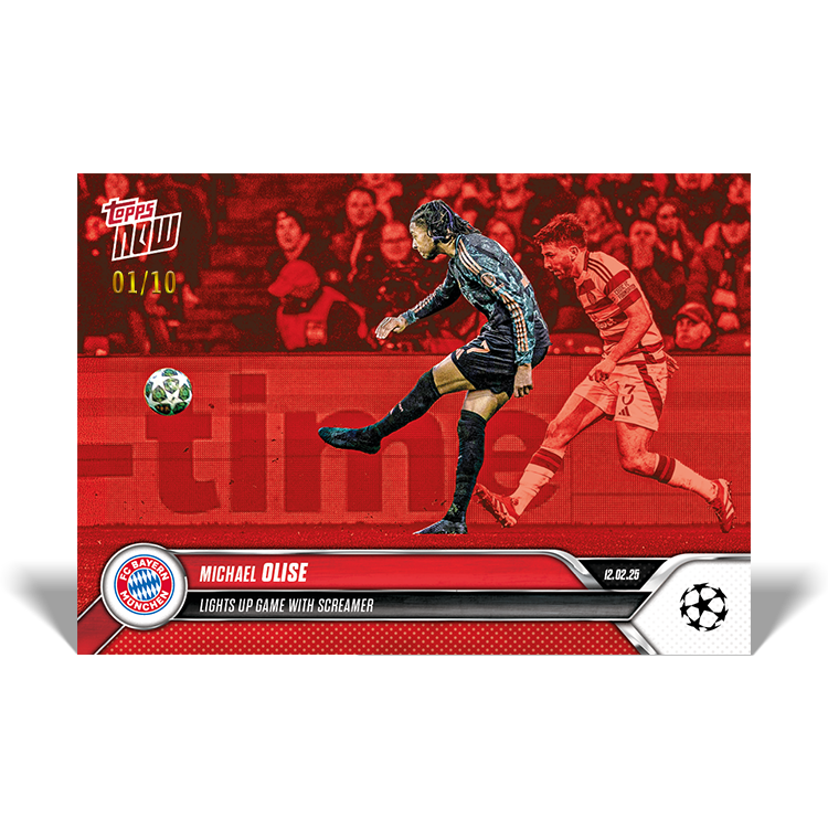 Michael Olise - Lights up game with screamer - 24/25 UCL Topps NOW Card 101 - PR: 175 - Image 4