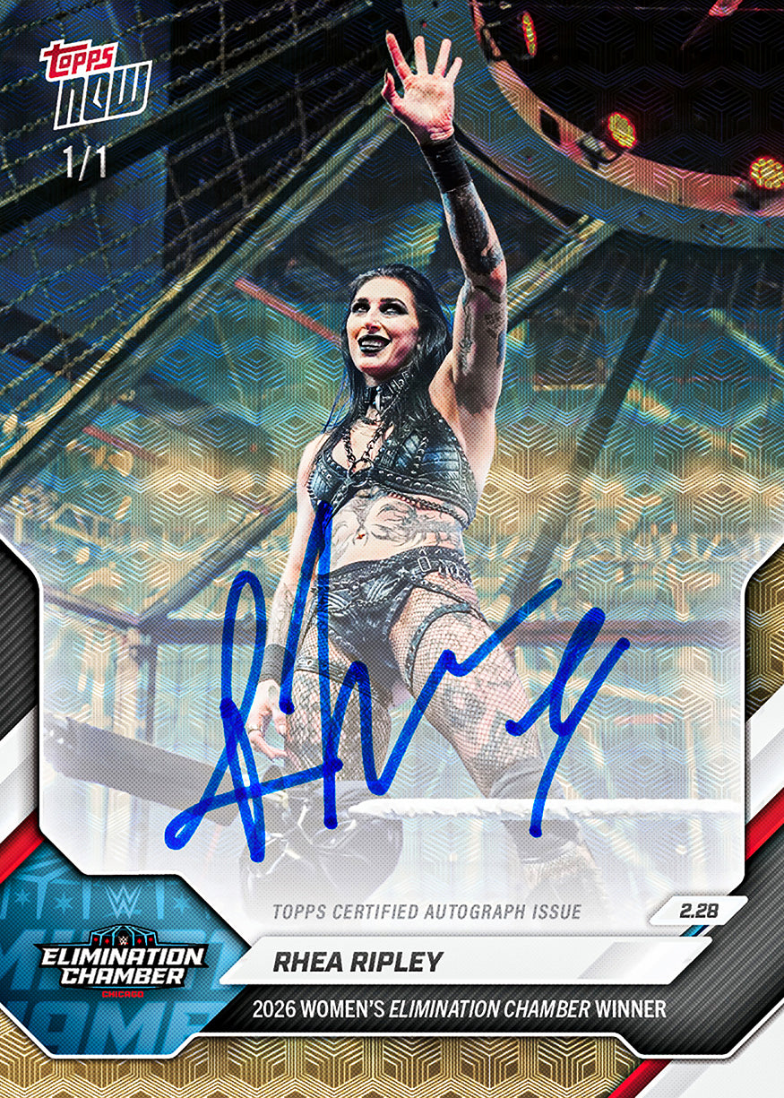 Rhea Ripley - 2026 WWE Topps NOW - Card 22 - PR: 3702 - Image 2