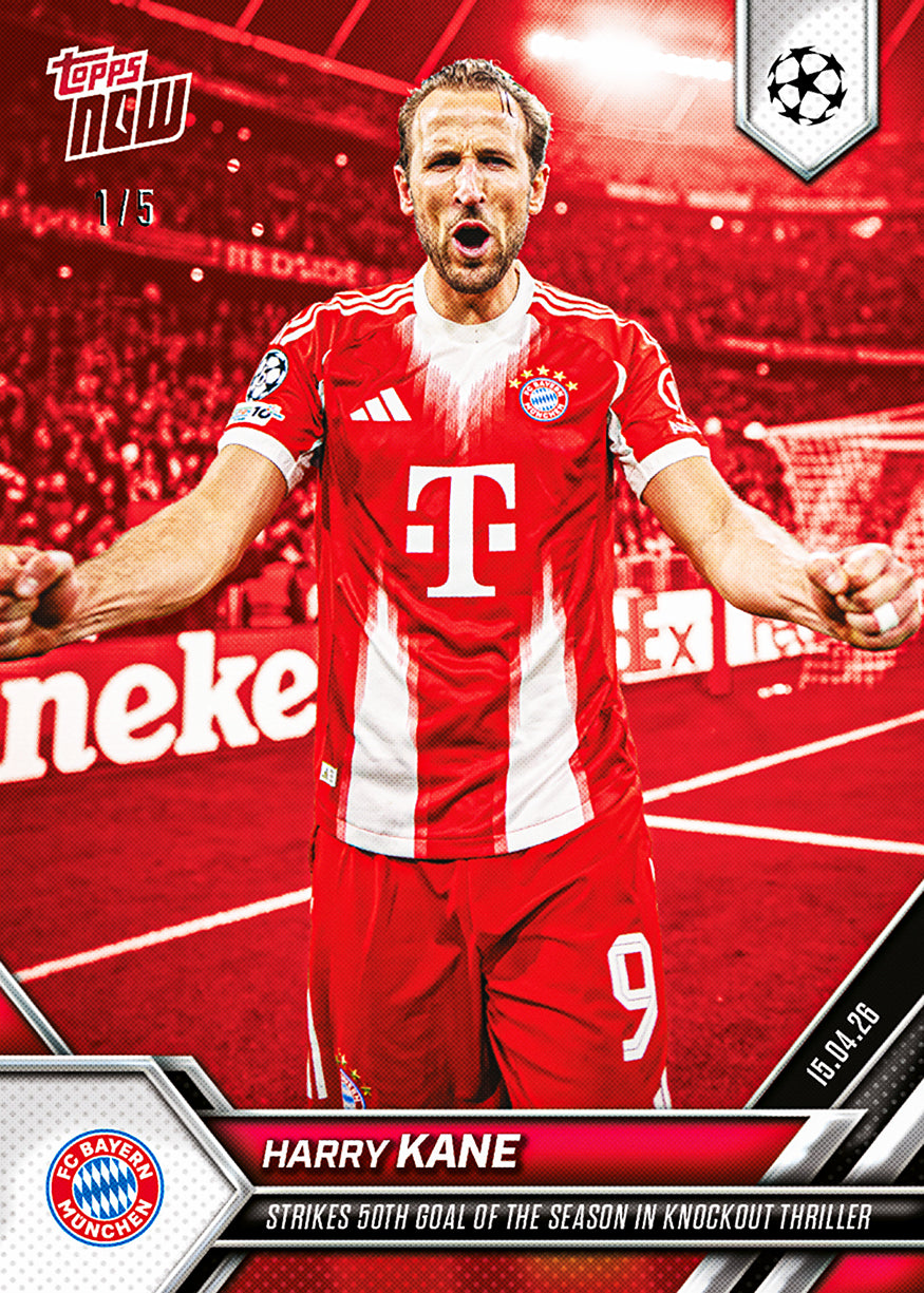 Harry Kane - 2025-26 UCL Topps NOW - Card 124 - PR: 1133 - Image 3