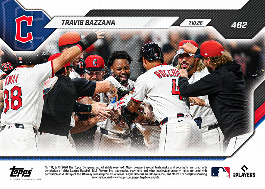 Travis Bazzana - 2026 MLB Topps NOW - Card 462 - PR: 2074 - Image 2
