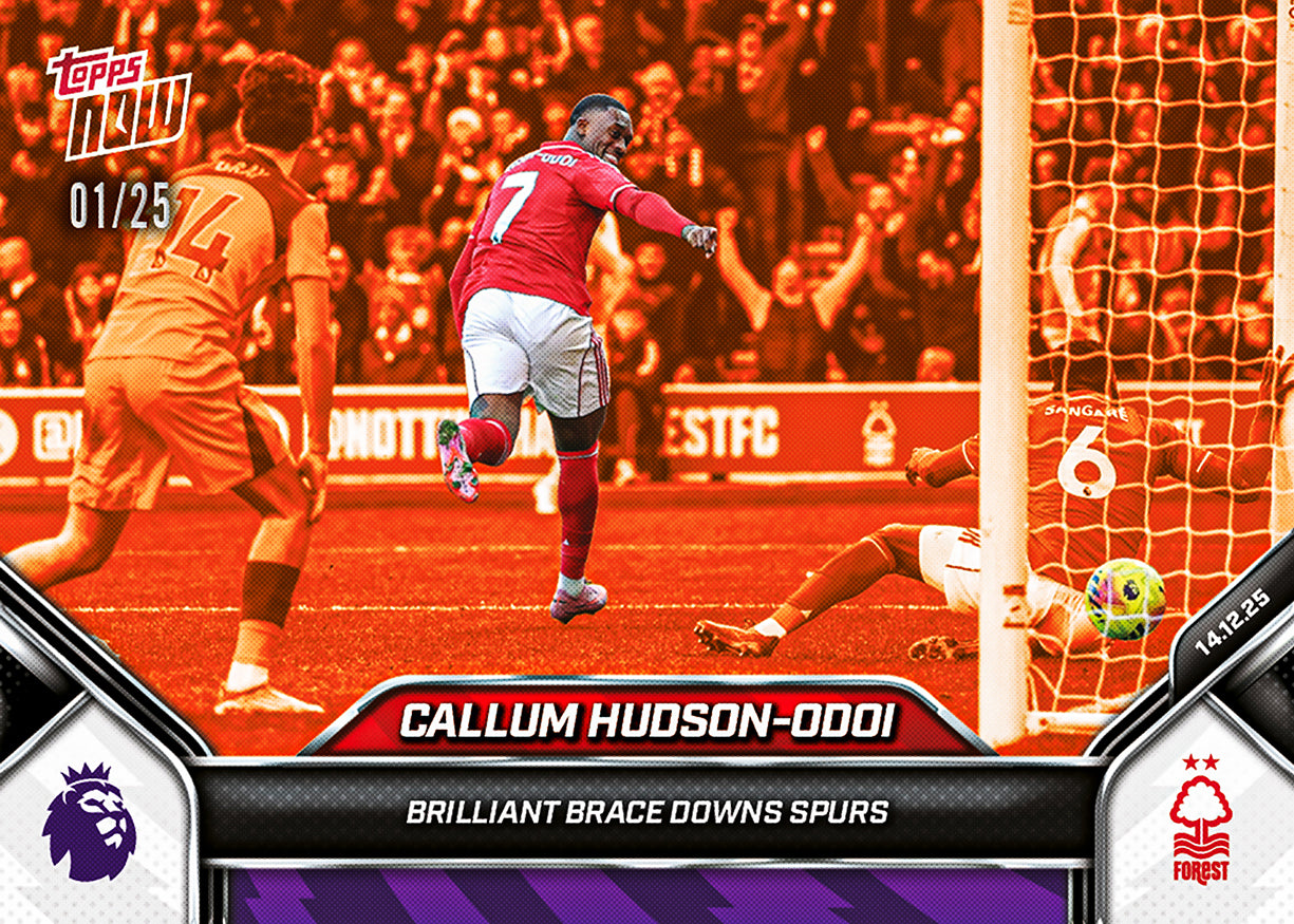 Callum Hudson-Odoi - 2025-26 Premier League Topps NOW - Card 81 - PR: 150 - Image 5
