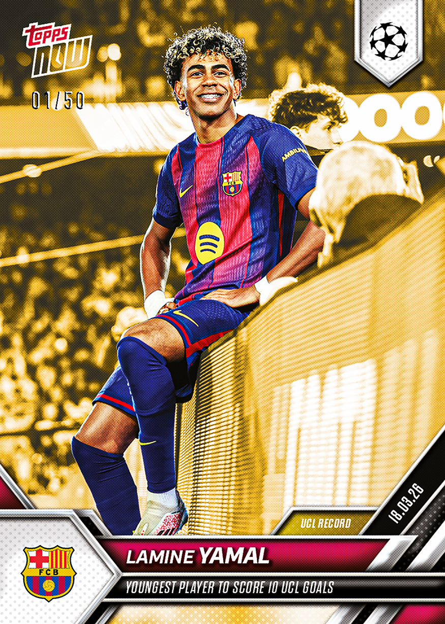 Lamine Yamal - 2025-26 UCL Topps NOW - Card 112 - PR: 10135 - Image 7