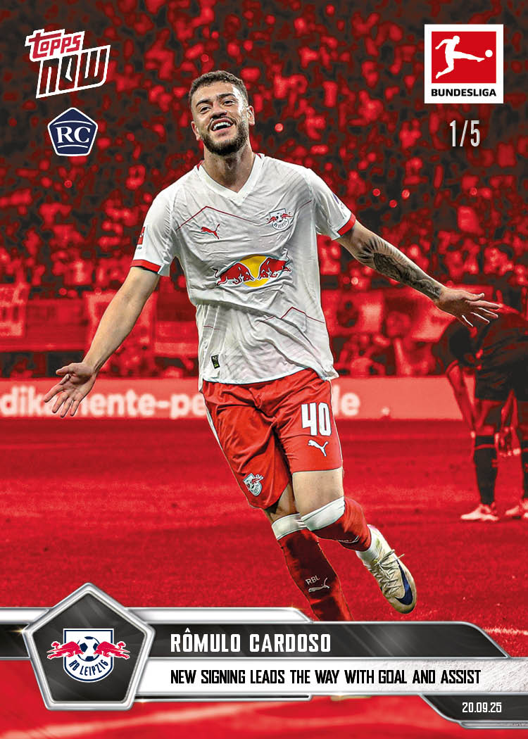 Rômulo Cardoso - 2025-26 Bundesliga Topps NOW - Card 26 - PR: 195 - Image 3
