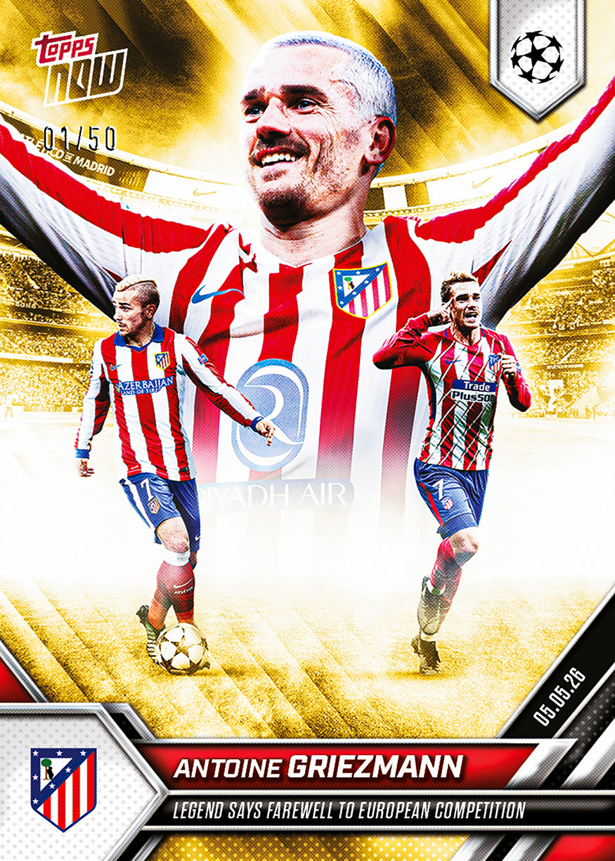 Antoine Griezmann - 2025-26 UCL Topps NOW - Card 134 - PR: 2335 - Image 7
