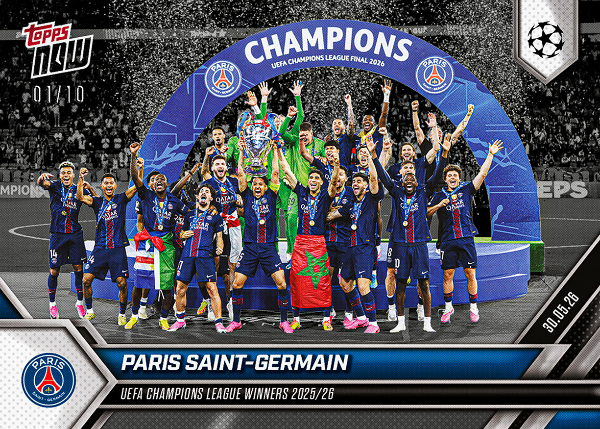Paris Saint-Germain - 2025-26 UCL Topps NOW - Card 138 - PR: 4056 - Image 6
