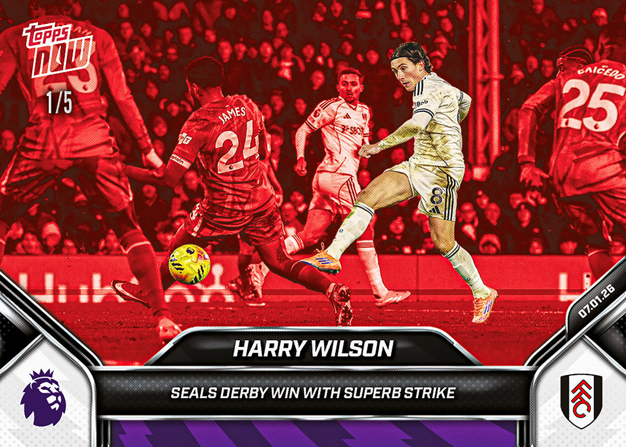 Harry Wilson - 2025-26 Premier League Topps NOW - Card 107 - PR: 220 - Image 3