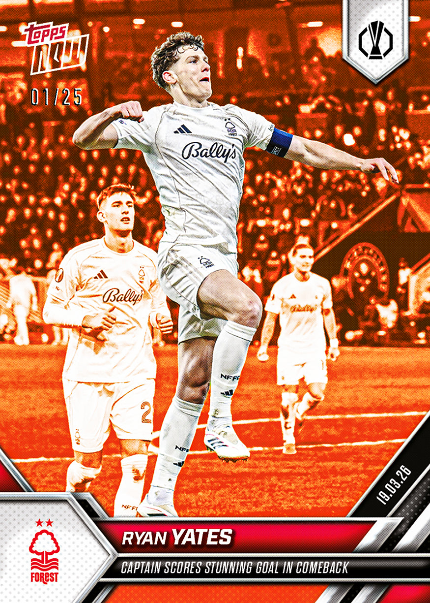Ryan Yates - 2025-26 UEL Topps NOW - Card 23 - PR: 180 - Image 5