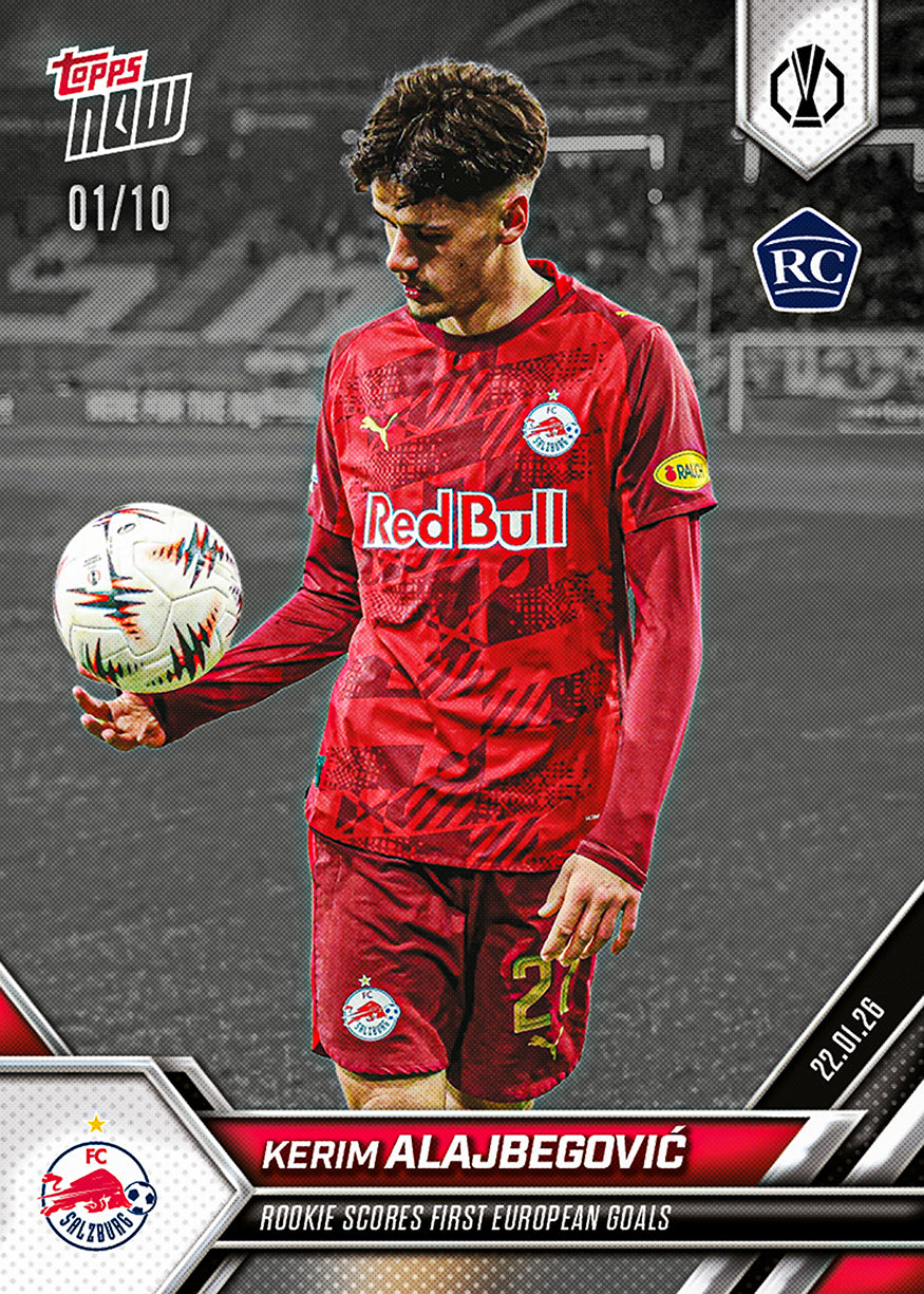 Kerim Alajbegović - 2025-26 UEL Topps NOW - Card 14 - PR: 1722 - Image 4