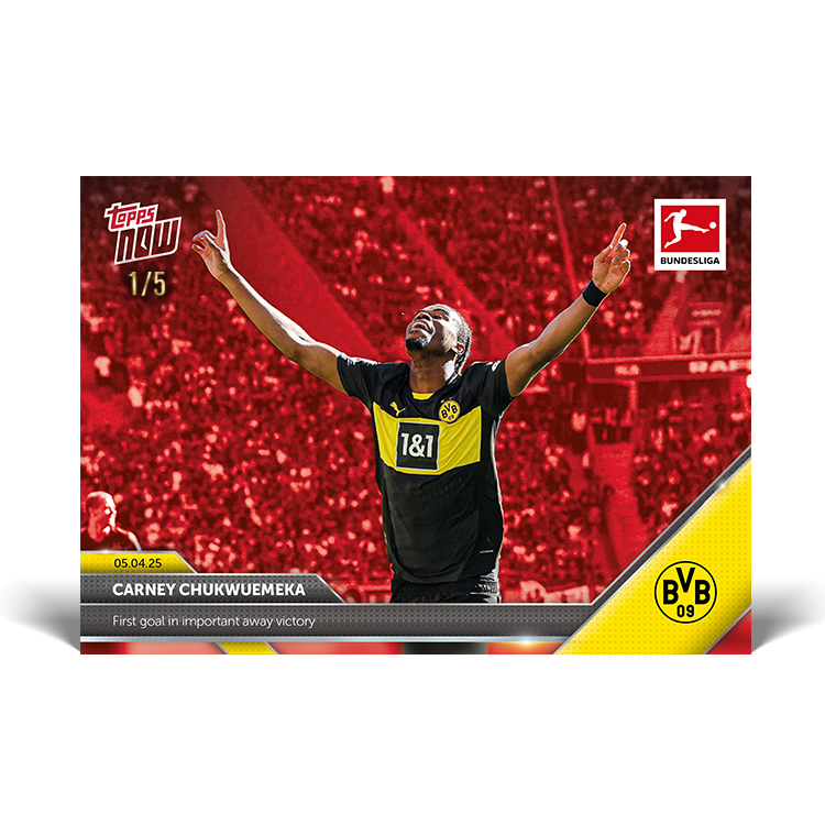 Carney Chukwuemeka - 2024-25 Bundesliga Topps NOW Card 157 - PR: 132 - Image 4