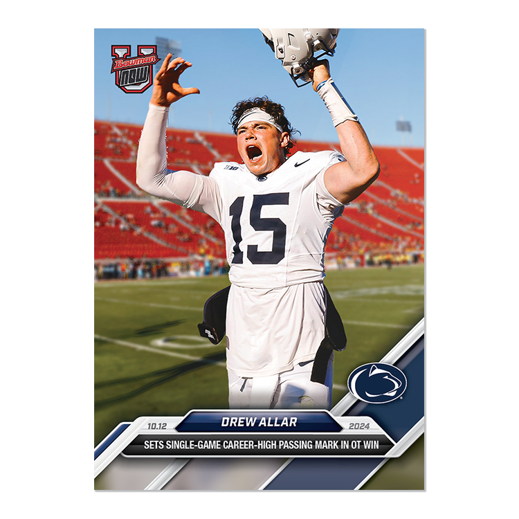 Drew Allar - 2024 Bowman U NOW Football Card 28 - PR: 870