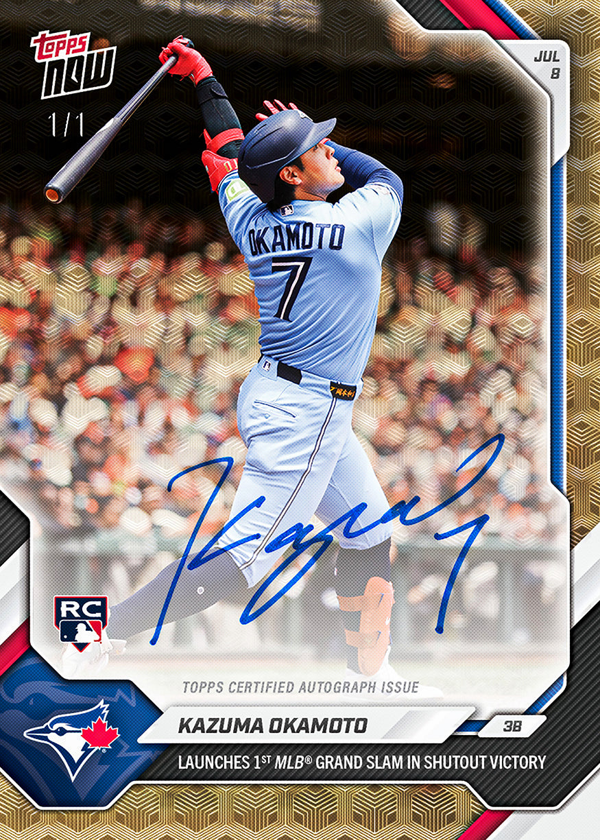 Kazuma Okamoto - 2026 MLB Topps NOW - Card 430 - PR: 5140 - Image 2