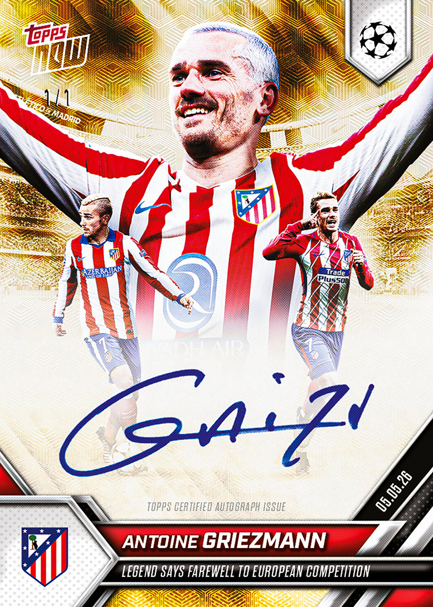 Antoine Griezmann - 2025-26 UCL Topps NOW - Card 134 - PR: 2335 - Image 2