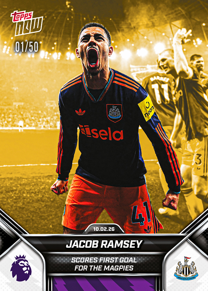 Jacob Ramsey - 2025-26 Premier League Topps NOW - Card 135 - PR: 240 - Image 6