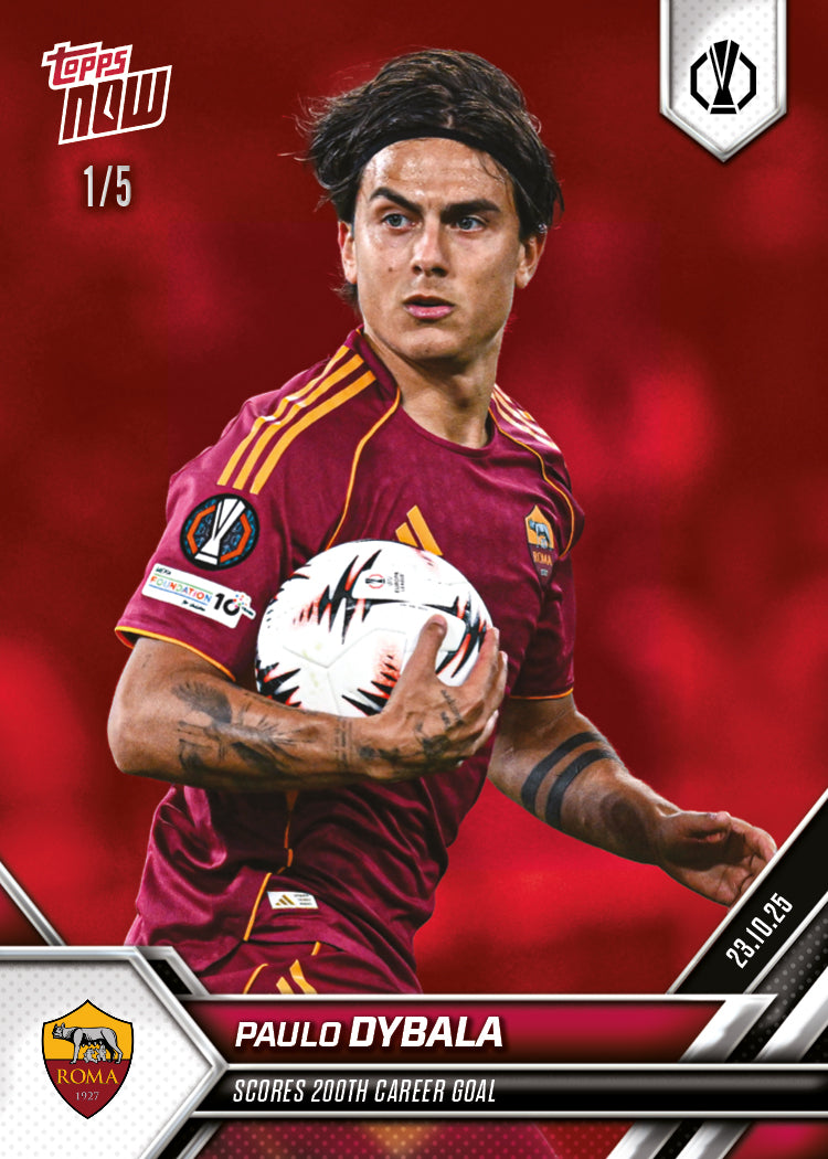 Paulo Dybala - 2025-26 UEL Topps NOW - Card 6 - PR: 441 - Image 3