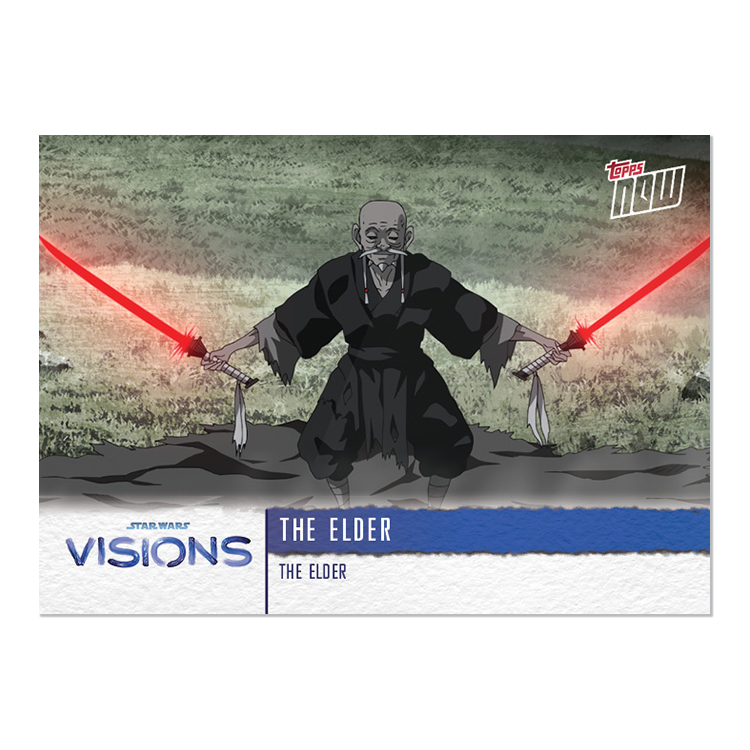 2021 Star Wars Visions TOPPS NOW - 5-Card Pack - The Elder - PR: 539 - Image 3
