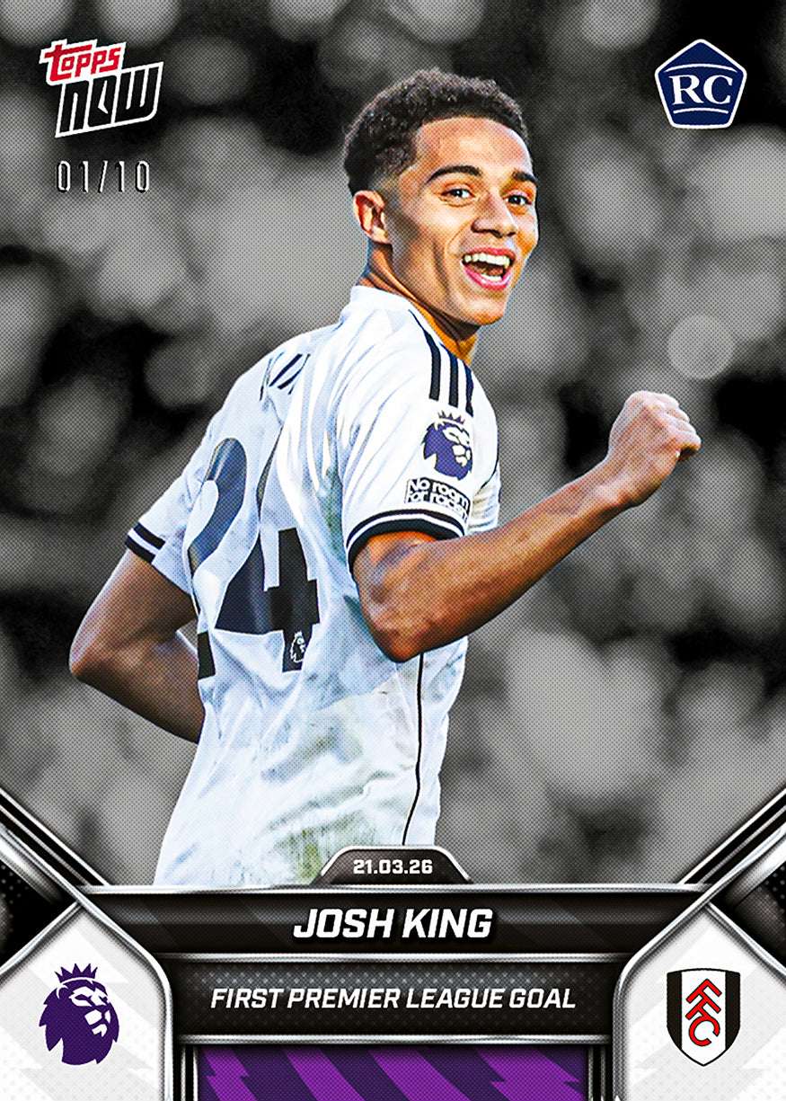 Josh King - 2025-26 Premier League Topps NOW - Card 162 - PR: 906 - Image 4