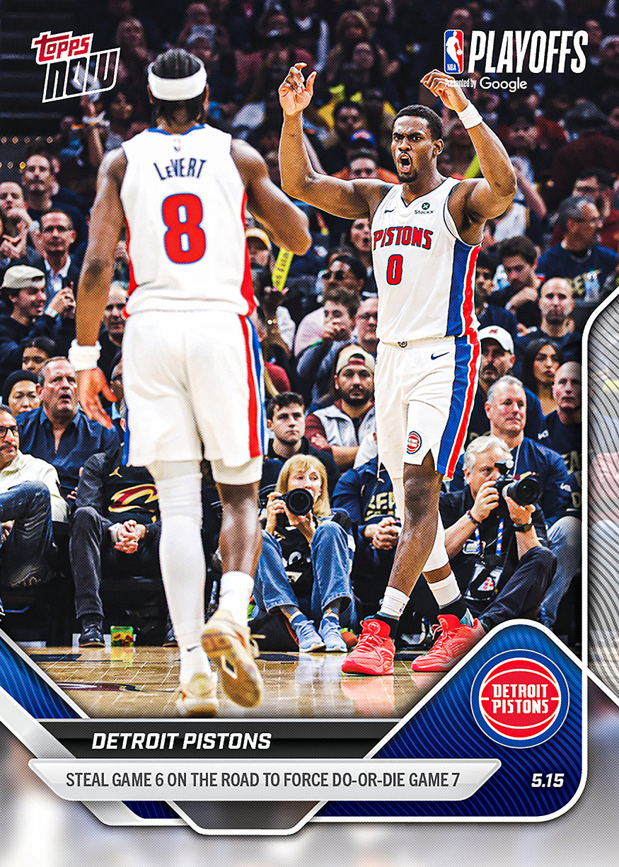 Detroit Pistons - 2025-26 NBA Topps NOW - Card 311 - PR: 392