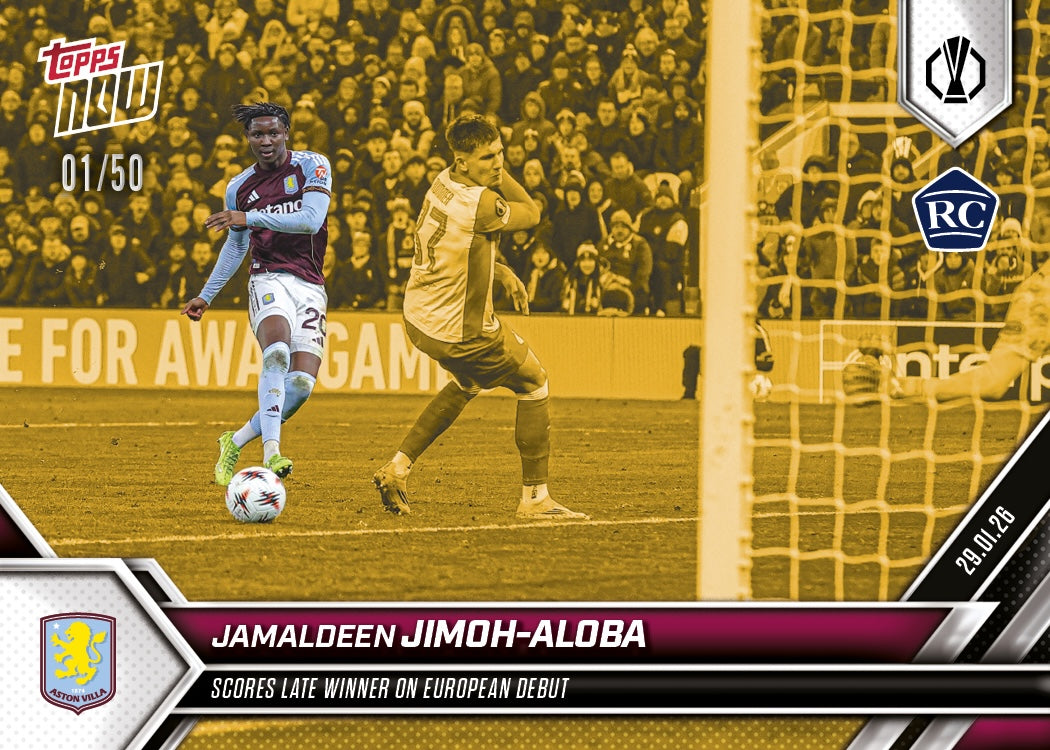 Jamaldeen Jimoh-Aloba - 2025-26 UEL Topps NOW - Card 16 - PR: 345 - Image 6