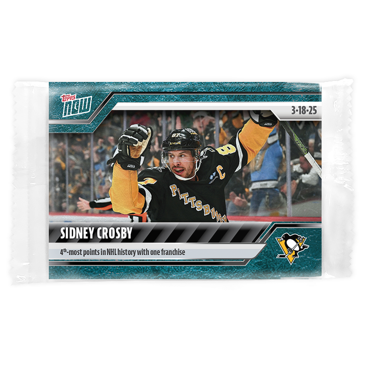 Sidney Crosby - 2024-25 NHL Topps NOW - Sticker # 137 Pack - PR: 280 - Image 3