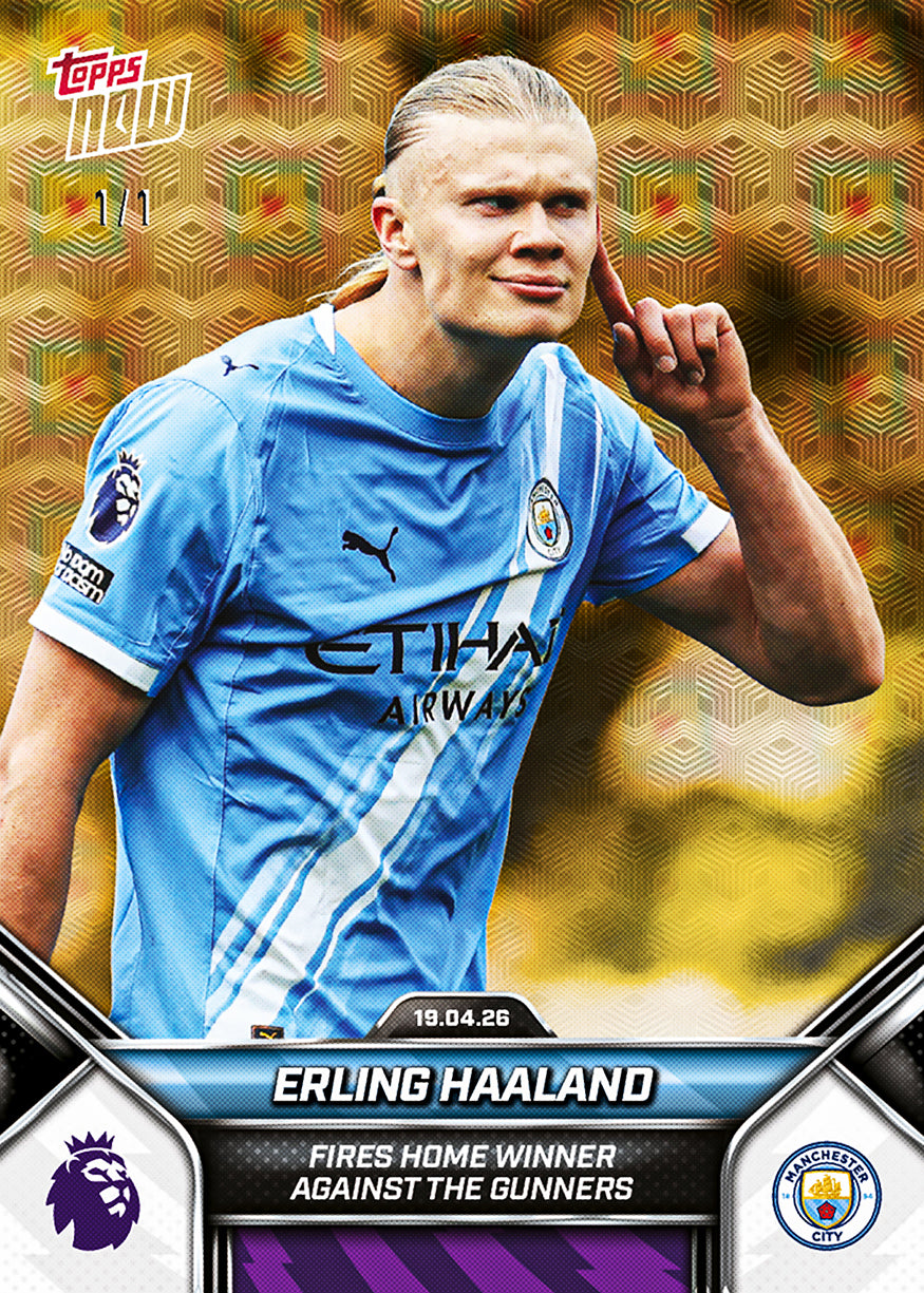 Erling Haaland - 2025-26 Premier League Topps NOW - Card 176 - PR: 2571 - Image 2