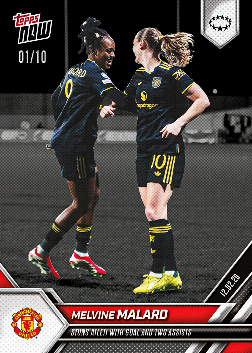 Melvine Malard - 2025-26 UWCL Topps NOW - Card 19 - PR: 224 - Image 4