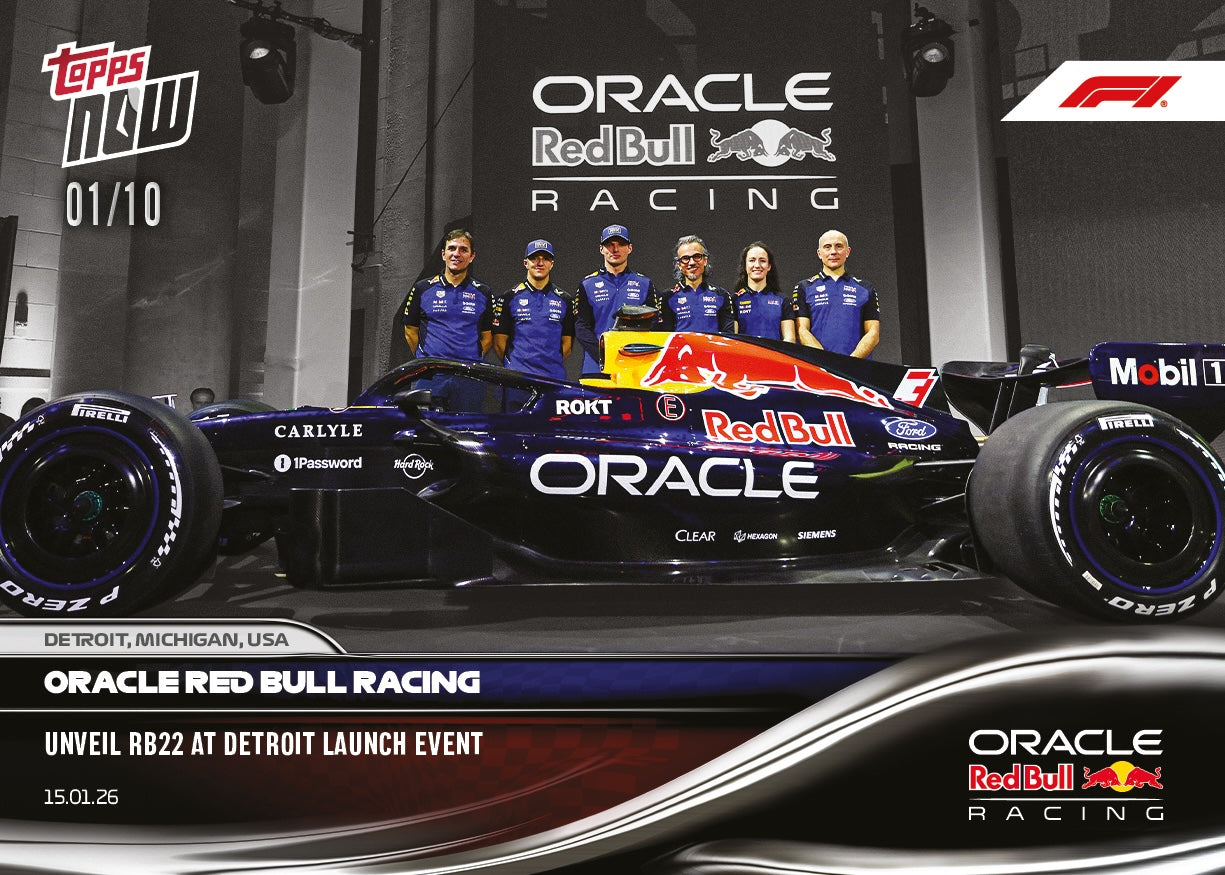 Oracle Red Bull Racing - 2026 Formula 1 Topps NOW - Card 1 - PR: 3680 - Image 5