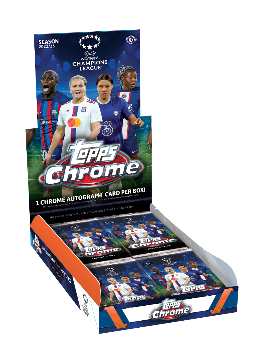 2023 Topps Chrome UEFA Women's Champions League - Hobby Box