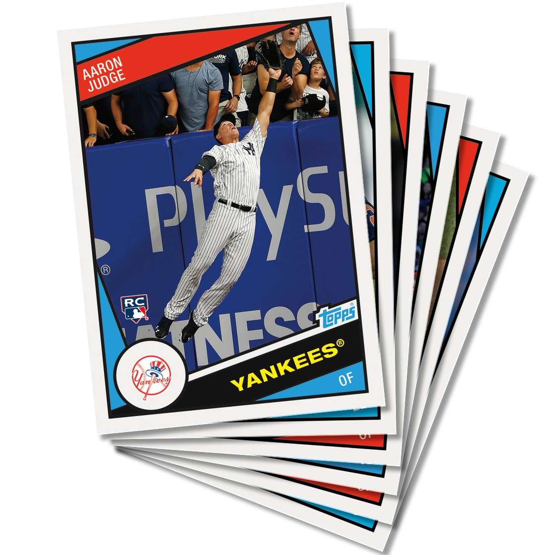 Potential Gridiron Giants - 1984 Topps Football Design - 2017 TBT Set 20 Print Run: 901