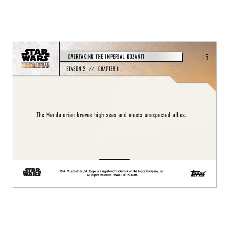 2020 Star Wars: The Mandalorian TOPPS NOW 5-Card Pack - S2 : Chapter 11 - Print Run: 1459 - Image 7