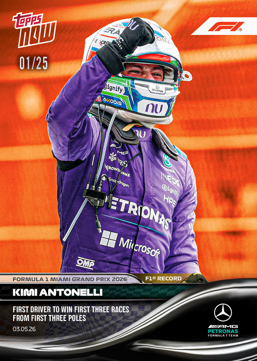 Kimi Antonelli - 2026 Formula 1 Topps NOW - Card 25 - PR: 15669 - Image 5