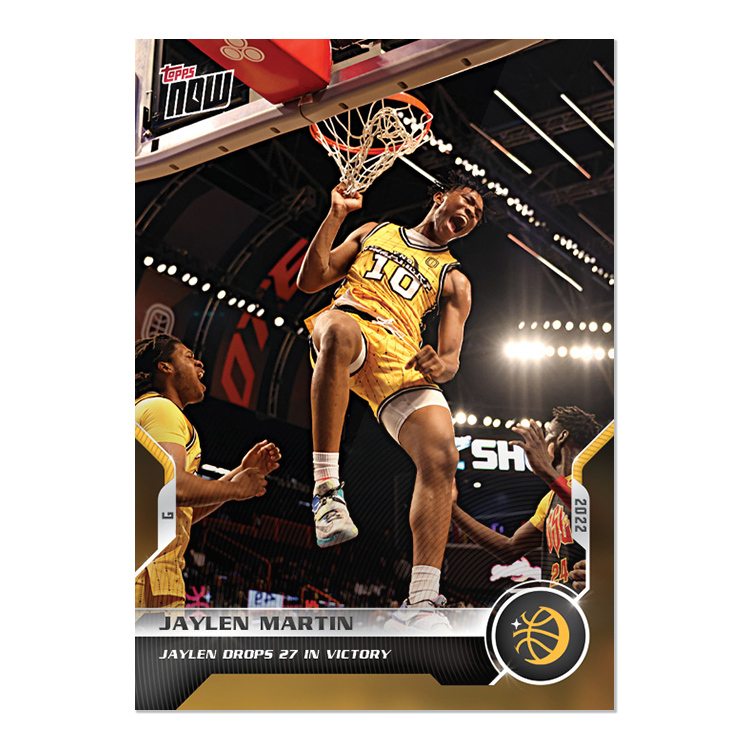 Jaylen Martin - 2022-23 Overtime Elite Topps Now Card 6 - PR: 64