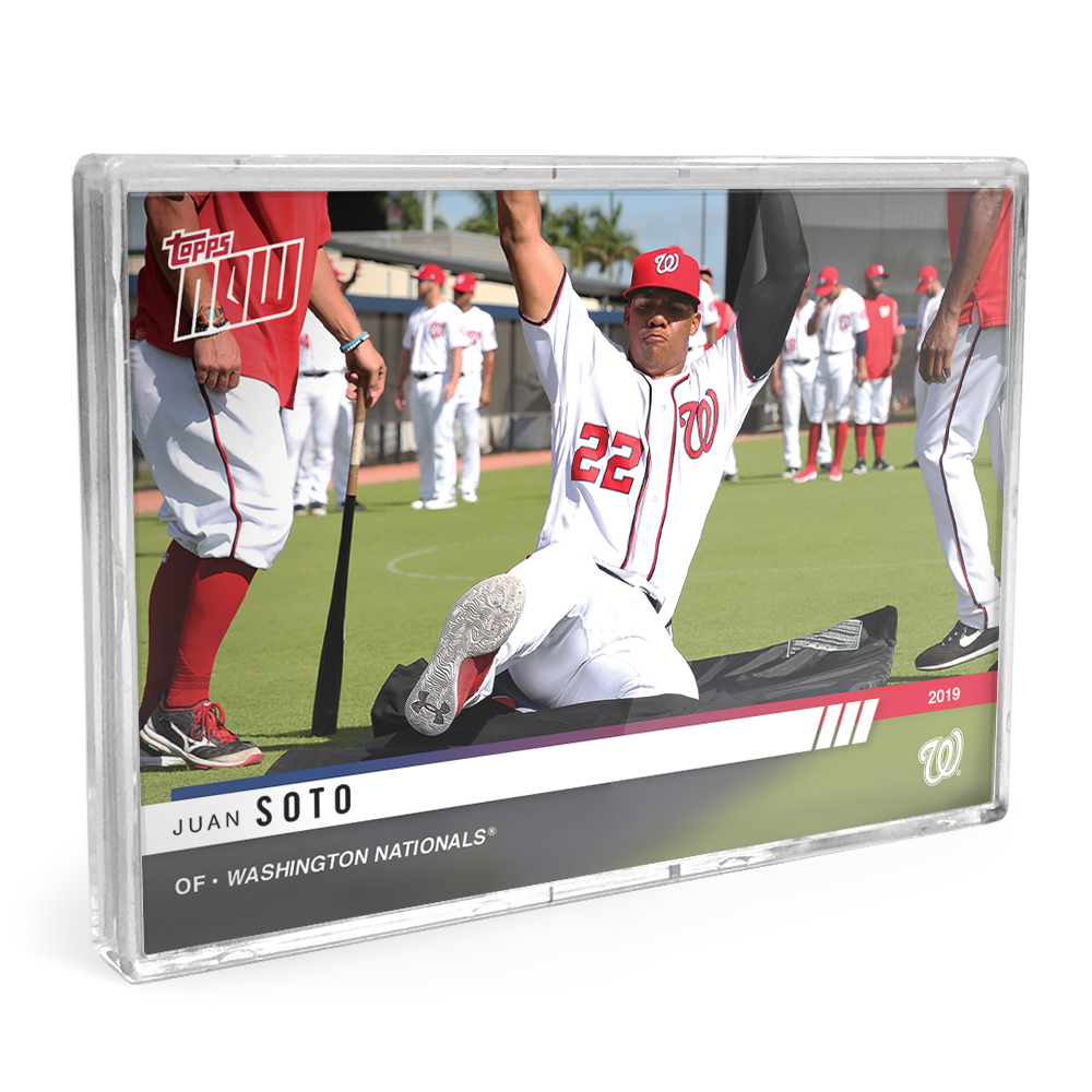 2019 Washington Nationals TOPPS NOW Road To Opening Day 16-Card Team Set - Autograph Edition - Print Run: 502