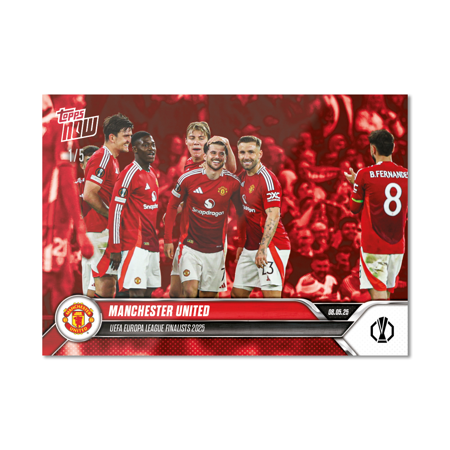 Manchester United - 2024-25 UEL Topps NOW Card 31 - Image 3