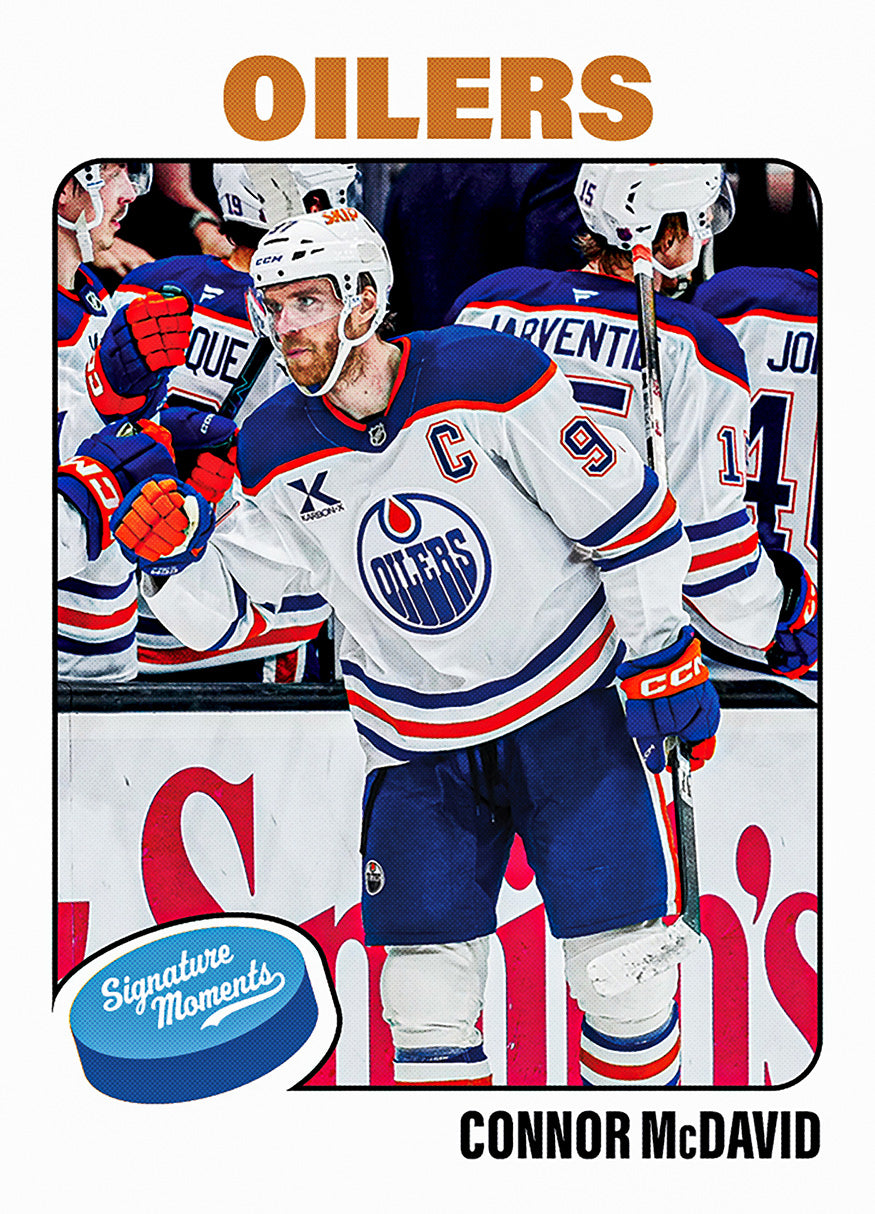 Connor McDavid - 2025-26 NHL Topps NOW - Sticker # 130 Pack - PR: 350 - Image 2