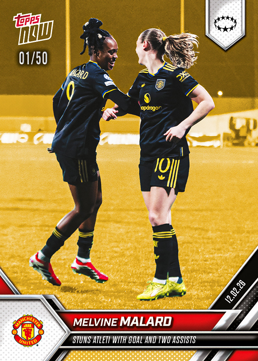 Melvine Malard - 2025-26 UWCL Topps NOW - Card 19 - PR: 224 - Image 6