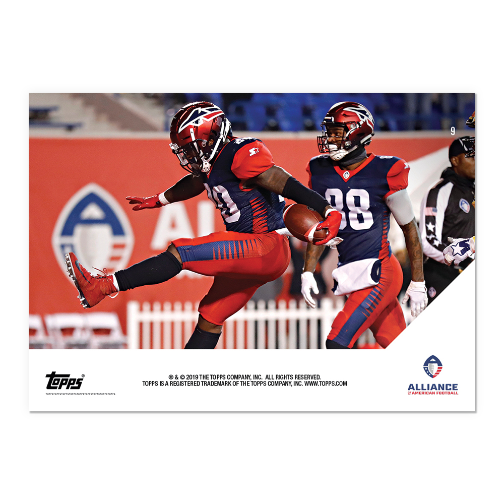 Zac Stacy - AAF TOPPS NOW Card 9 - Print Run: 220 - Image 2