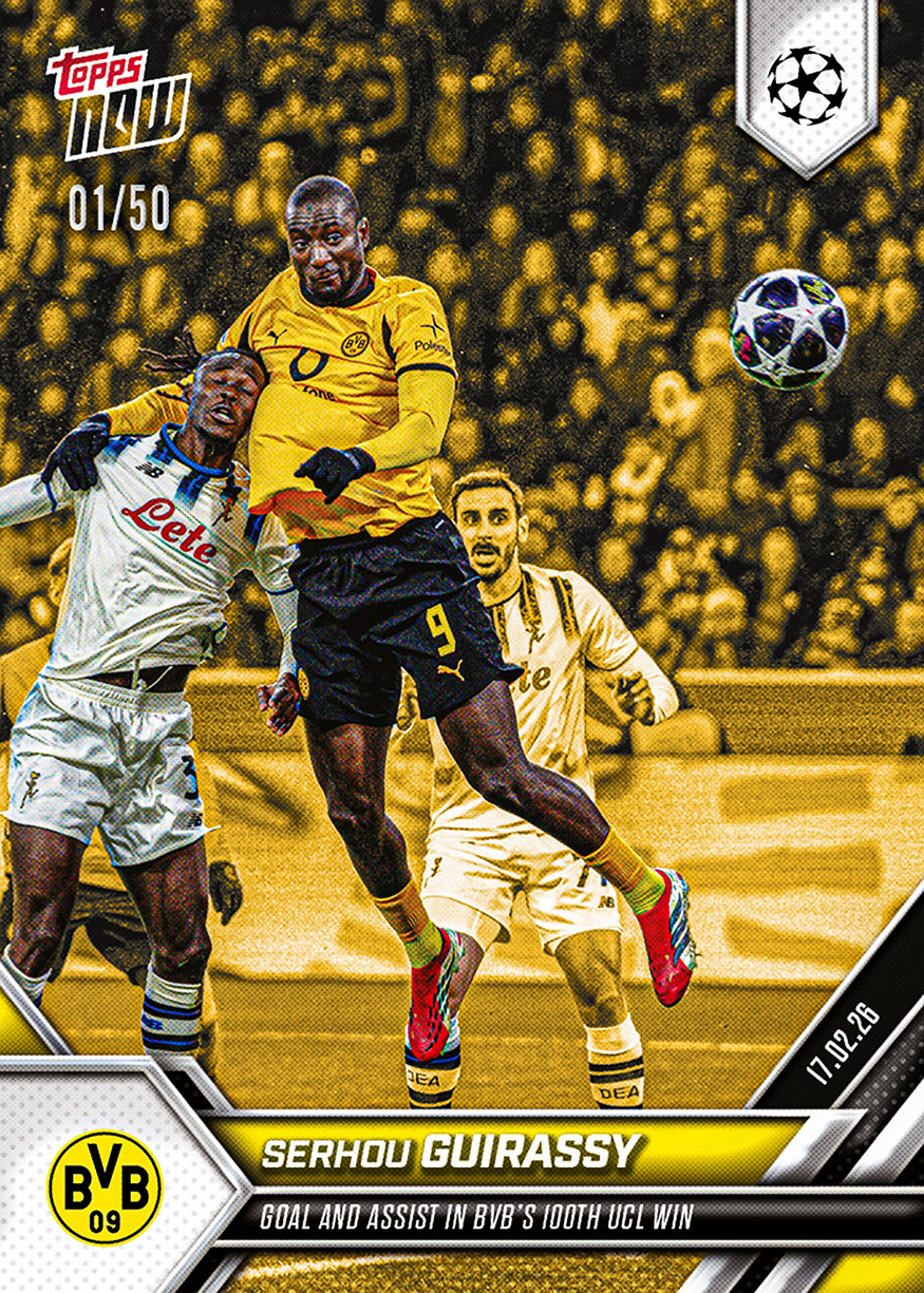 Serhou Guirassy - 2025-26 UCL Topps NOW - Card 90 - PR: 197 - Image 6