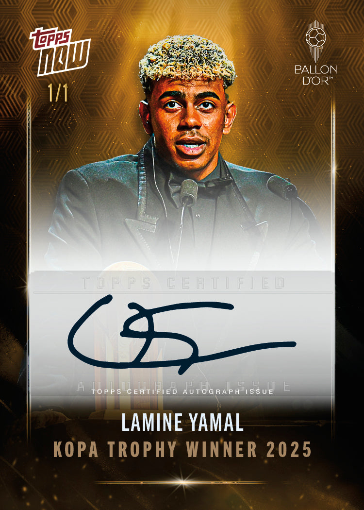 Lamine Yamal - 2025 Ballon d'Or Topps NOW - Card 6 - LOOK FOR AUTO & RELICS - PR: 13882 - Image 2